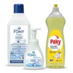 FOMY El Temizlik Köpüğü Seti + FOMY Elde Bulaşık Deterjanı
