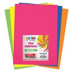 Fon Karton Fosforlu 25 Cm X 35 Cm 10 Renk