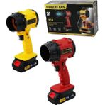 Fön Model Hava Üfleyici Fan Körük ŞARJLI=18V -1000W 70MM Ağız Toz-Kar-Mangal Üfle - Pet Kur - Çok Renkli