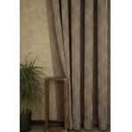 Fon Perde Prizma Desen Açık Kahve 1-2 Seyrek Pile 100X260