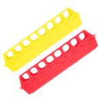 FONDOTIN 2adet Li Tavuk Yemliği Kuş Yem Kutusu Kolay Temizlenebilir Hijyenik Tavuk Ve Papağanlar Için Uygun Hacim Artışı Ile Kullanım Kolaylığı Sağlar