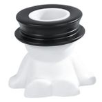 FONDOTIN Depolama kutusu çalışma masası düzenleyici kalemkutu kalem kutu kalem tutma aparatı kompartıman büyük kozmetik masa üstü kalemlik makyaj fırçası kalemlik Vinil Black