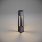 Fonelight Aka Bahçe Aydınlatması Bollard Antrasit 60 Cm Antrasit