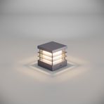 FoneLight Set Üstü Bahçe Aydınlatma 18x18 cm Genişik – Alüminyum Gövde, 3000K Sıcak Beyaz, IP65 Su Geçirmez Dış Mekan Dekoratif Lamba