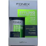 Fonex Cosmetics Styling Powder Wax – Saç Şekillendirici Toz Wax - yeşil