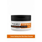 Fonex Styling Hair Wax Gloss Pomade Meyveli Koku Turuncu 150 Ml