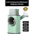 Fonksiyonel Rende Kollu Sebze Doğrayıcı Dilimleyici Mutfak Tambur Peynir Fındık Ceviz Öğütücü - 1 Adet