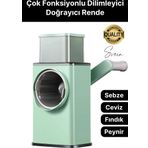 Fonksiyonel Rende Kollu Sebze Doğrayıcı Dilimleyici Mutfak Tambur Peynir Fındık Ceviz Öğütücü