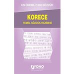 Fono Yayınları Korece Temel Sözcük Hazinesi