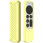 FONREST Siri Remote(2. Nesil) 2021 için Silikon Kılıf, Hafif Darbeye Dayanıklı Kaymaz Koruyucu Kauçuk Kılıf Apple 4K HD TV Siri Uzaktan Kumanda (2. Nesil) (Sarı)