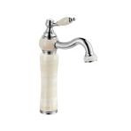 Fontana Çanak Tipi Lavabo Bataryası Fl-0021 Mermer Krom