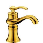 Fontana FM-1212 Altın Lavabo Bataryası