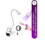 Fontenay Beyaz Masa Sabitlemeli UV LED Kurutucu Lamba Jel Tips Oje Kurutma İçin Profesyonel Kullanım