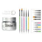 Fontenay Ellisan Protez Tırnak Jeli Builder Gel 56 Gram + Tırnak Süslemedesen Fırçası Seti No:2181