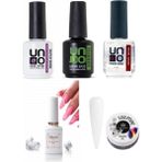 Fontenay Kalıcı Oje Set 1 ( Top + Base Coat + Primer 12ML) + Blooming Jel 15ML + Hamur Jeli 15ML Milky White