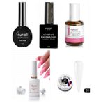 Fontenay Kalıcı Oje Set 2 ( Runail Top + Base Coat + Primer 15ML) + Blooming Jel 15ML + Hamur Jeli 15ML Clear