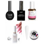 Fontenay Kalıcı Oje Set 2 ( Runail Top+Base Coat+Primer 15ML) + Blooming Jel 15ML+HAMUR Jeli 15ML Milky White