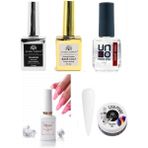 Fontenay Kalıcı Oje Set 2( Top+ Base Coat 15ML +Primer 12ML) +Blooming Jel 15ML + Hamur Jeli 15ML Milky White