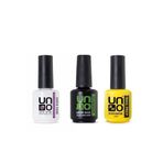 Fontenay Kalıcı Oje Seti Uno Nailprep Dehydrator 15 Ml+Rubber Base Gel 15Ml+Supershine Top Coat 15Ml Şeffaf