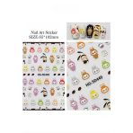 Fontenay Labubu Tırnak Sticker Protez Tırnak Kalıcı Oje Süsleme, Nail Art Sticker 5D499