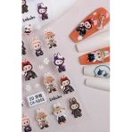 Fontenay Labubu Tırnak Sticker Protez Tırnak Kalıcı Oje Süsleme, Nail Art Sticker Ca-6888