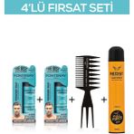 Fontenay Mat Effect 2 Adet Saç Şekillendirici Pudra Toz Wax + 2 No Şekil Tarağı + 400 ml Saç Spreyi