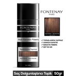 Fontenay Paris Saç Dolgunlaştırıcı Keratin Fibers Açık Kahve Topik Saç Tozu 50gr