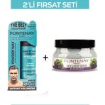 Fontenay Pudra Toz Wax Mavi 20gr + Face And Body Peeling Scrub Yüz Maskesi Böğürtlen 350ml 2'Li Set