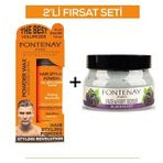 Fontenay Pudra Toz Wax Turuncu 20gr+Face And Body Peeling Scrub Yüz Maskesi Böğürtlen 350ml 2'Li Set