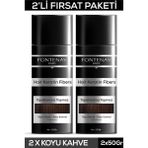 Fontenay Saç Dolgunlaştırıcı Keratin Fibers Koyu Kahve Topik Saç Tozu 50gr X2