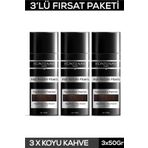 Fontenay Saç Dolgunlaştırıcı Keratin Fibers Koyu Kahve Topik Saç Tozu 50gr X3