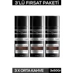 Fontenay Saç Dolgunlaştırıcı Keratin Fibers Orta Kahve Topik Saç Tozu 50gr X3