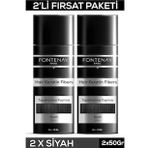 Fontenay Saç Dolgunlaştırıcı Keratin Fibers Siyah Topik Saç Tozu 50gr X2