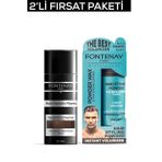 Fontenay Saç Dolgunlaştırıcı Keratinfibers Orta Kahve Topik Saç Tozu 50GR+MATT Effect Toz Wax 2'li Set