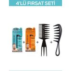 Fontenay Saç Şekillendirici Pudra Toz Wax Mat Effect ve Ultra Strong + Şekil Tarak'ı X2 4'lü Set