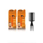 Fontenay Saç Şekillendirici Pudra Toz Wax Ultra Strong Turuncu 20 Gr X 2 Şekil Tarağı 3'Lü Set