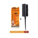 Fontenay Saç Şekillendirici Pudra Toz Wax Ultra Strong Turuncu 20gr + Profesyonel Topuz Fırçası Krepe 3043 2'li Set
