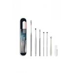 Fontenay Spiral Kulak Temizleme - Paslanmaz Çelik Temizleme Seti Komedon 6'lı Set