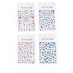 Fontenay Tırnak Sticker Protez Tırnak Kalıcı Oje Süsleme, Nail Art Sticker Set 4 Adet