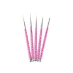 Fontenay Tırnak Süsleme Fırçası, Nail Art Fırça, Tırnak Desen Fırçası Seti No:2186 Pembe
