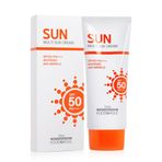FOODAHOLIC Multi-Sun UVA UVB SPF50+ PA+++ Güneş Kremi, Hassas Ciltler için Uygundur, Beyazlık&Yapışkan ve Yağlı His Bırakmaz, Yaşlanma ve Akne Karşıtıdır, Kolayca emilir, Hibrit filtreli, 70 ml