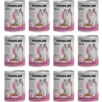 Foodline 12x400 gr Tavuklu Yavru Kedi Konservesi