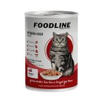 Foodline 400 gr Biftekli Yetişkin Kedi Konservesi