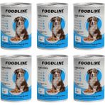 Foodline 6x400 gr Kuzu Etli Yavru Köpek Konservesi