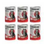 Foodline 6x400 gr Kuzu Etli Yetişkin Kedi Konservesi