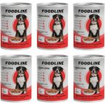 Foodline 6x400 gr Kuzu Etli Yetişkin Köpek Konservesi