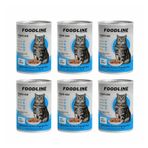 Foodline 6x400 gr Somonlu Yetişkin Kedi Konservesi