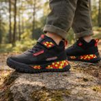 Foopi Mega Unisex Çocuk Botu 31-35 - Siyah - Kırmızı