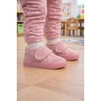 Foopi Mufi Kız Çocuk Ev ve Kreş Ayakkabısı - Pembe