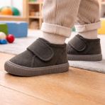 Foopi Mufi Unisex Çocuk Ev ve Kreş Ayakkabısı - Gri